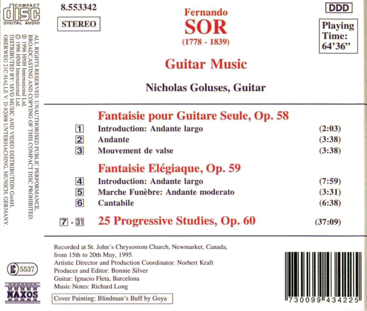 SOR: Guitar Music op. 58 - 60 - slide-1