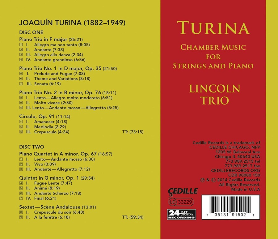 Turina: Chamber Music for Strings and Piano - slide-1