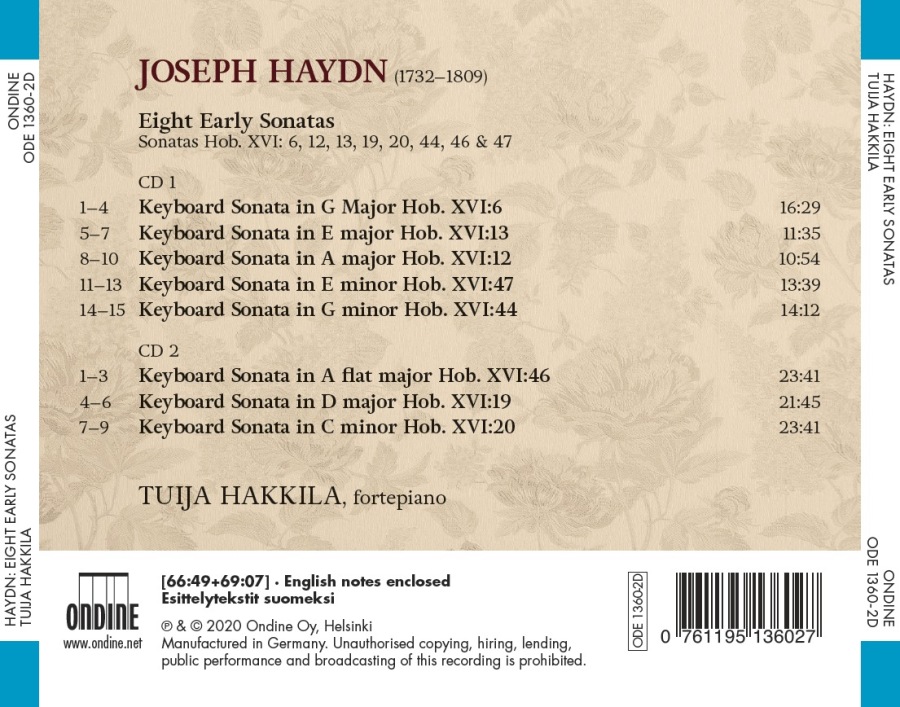 Haydn: Eight Early Sonatas - slide-1