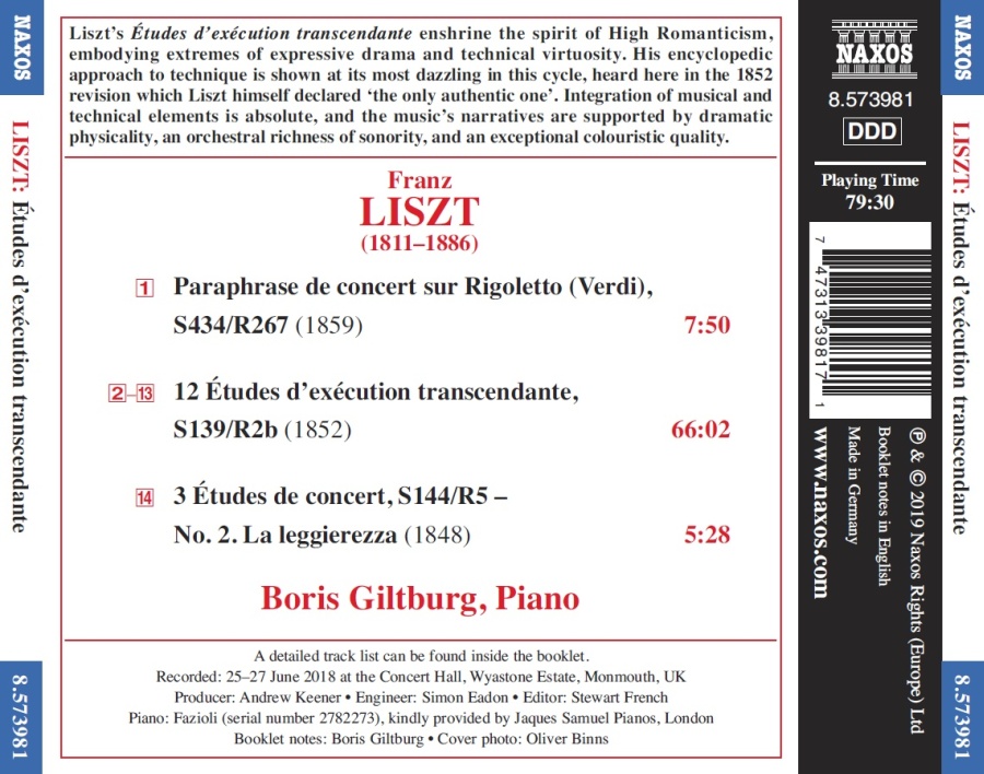 Liszt: Études d'exécution transcendante - slide-1