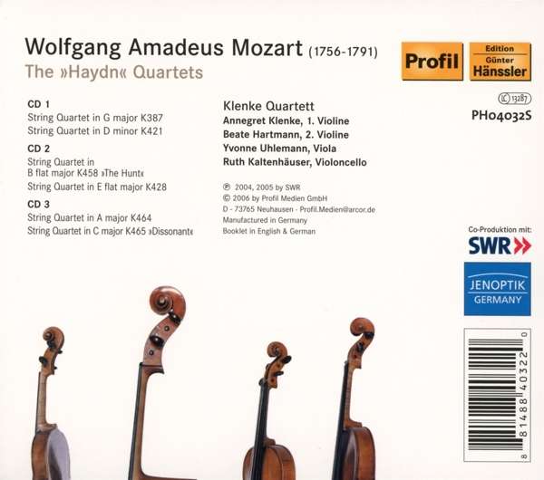 Mozart: String Quartets Nos 14 - 19 - slide-1
