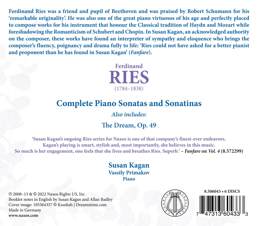 Ries: Complete Piano Sonatas and Sonatinas - slide-1