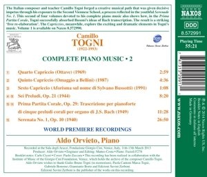 Togni: Complete Piano Music • 2 - slide-1