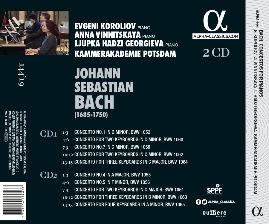 Bach: Concertos for Pianos - slide-1