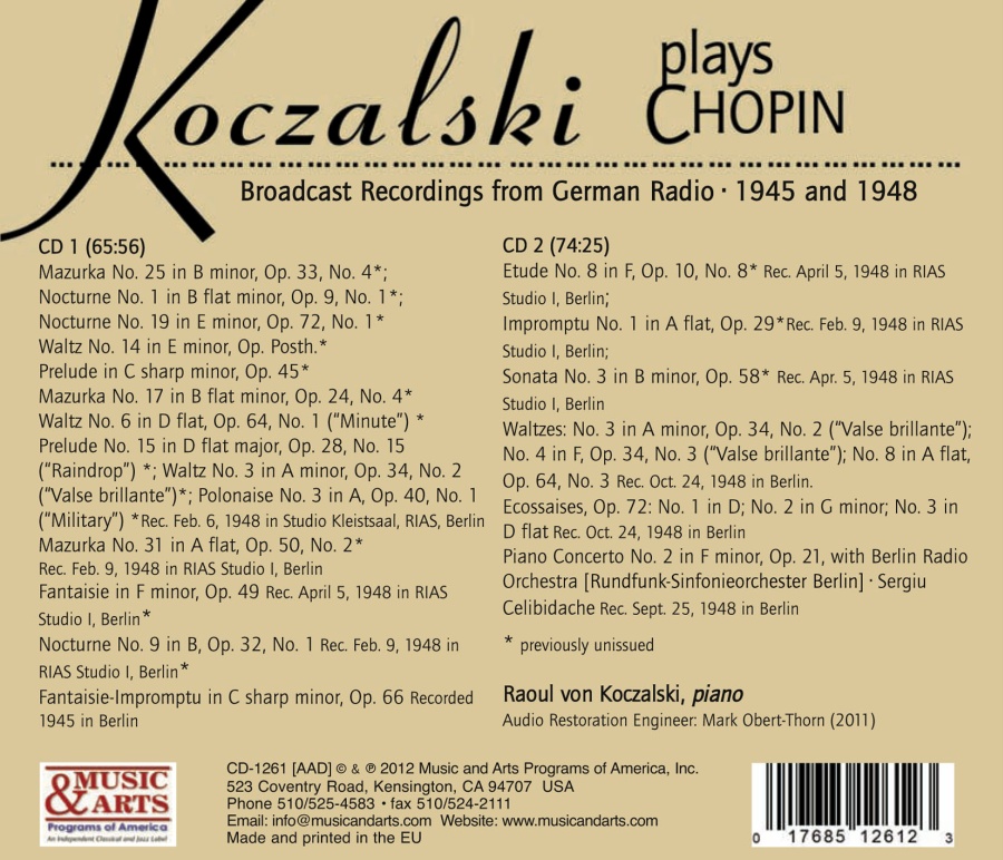 Koczalski plays Chopin - slide-1