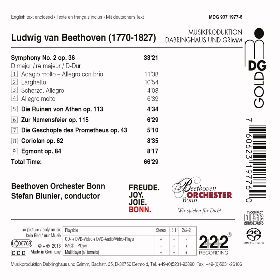 Beethoven: Symphony No. 2; Overtures - slide-1