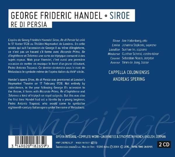 Handel: Siroe, Ré di Persia - slide-1