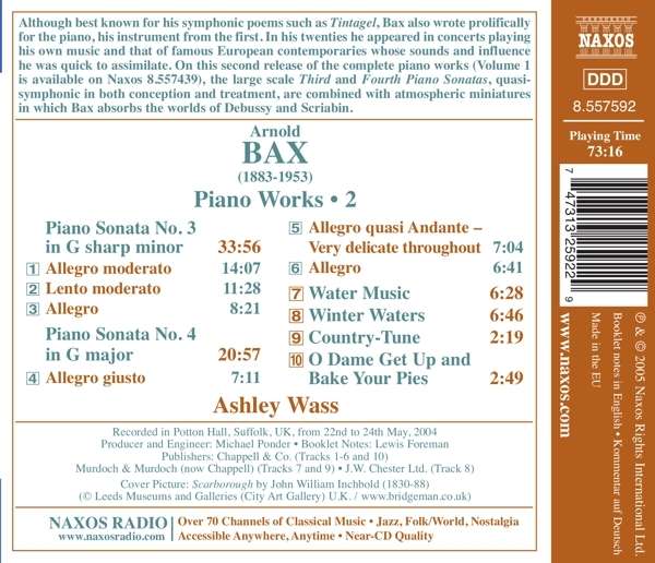 BAX: Piano Works, Vol. 2 - slide-1