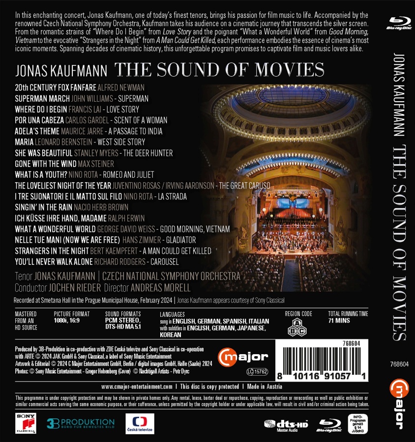 Jonas Kaufmann – The Sound of Movies (BD) - slide-1