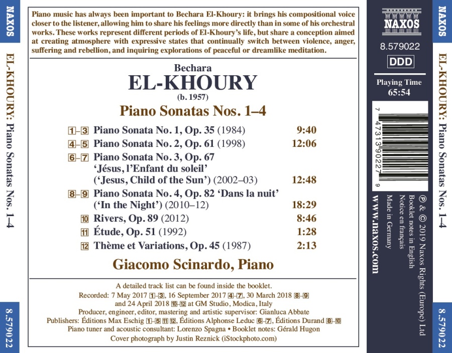 El-Khoury: Piano Sonatas Nos. 1 - 4 - slide-1