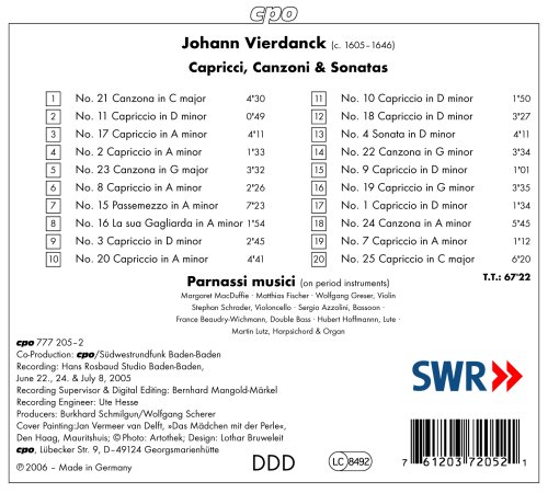 Vierdanck: Capricci, Canzoni & Sonatas - slide-1