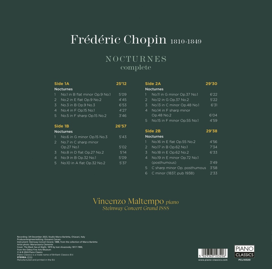 Chopin: Nocturnes Complete (2 LP) - slide-1