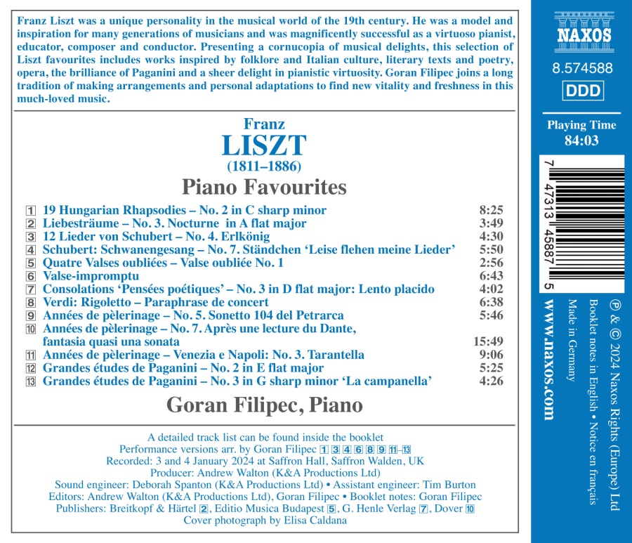 Liszt: Piano Favourites - slide-1