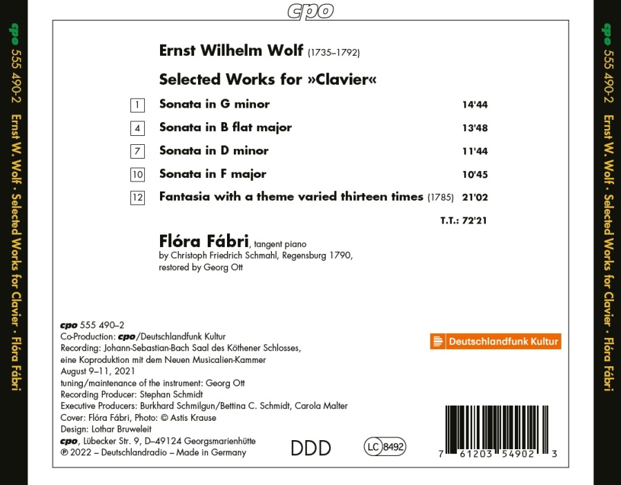 Wolf: Selected Works for Clavier - slide-1