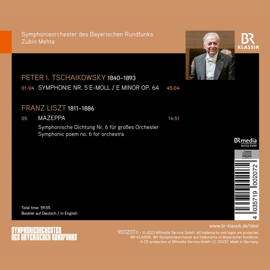 Tchaikovsky: Symphony No. 5; Liszt: Mazeppa - slide-1