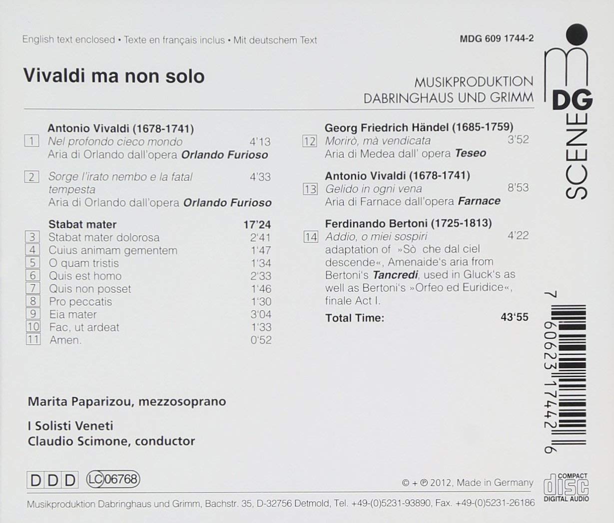 Vivaldi: Stabat mater / Marita Paparizou - slide-1