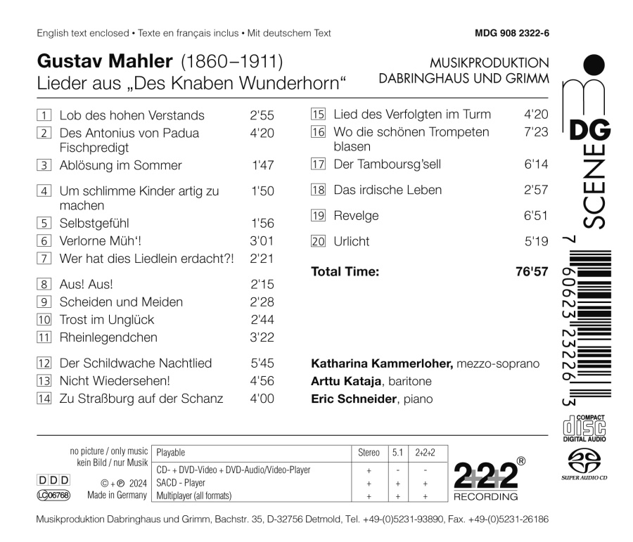 Mahler: Des Knaben Wunderhorn - slide-1