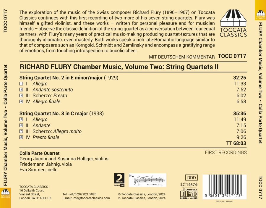 Flury: Chamber Music Vol. 2 - slide-1