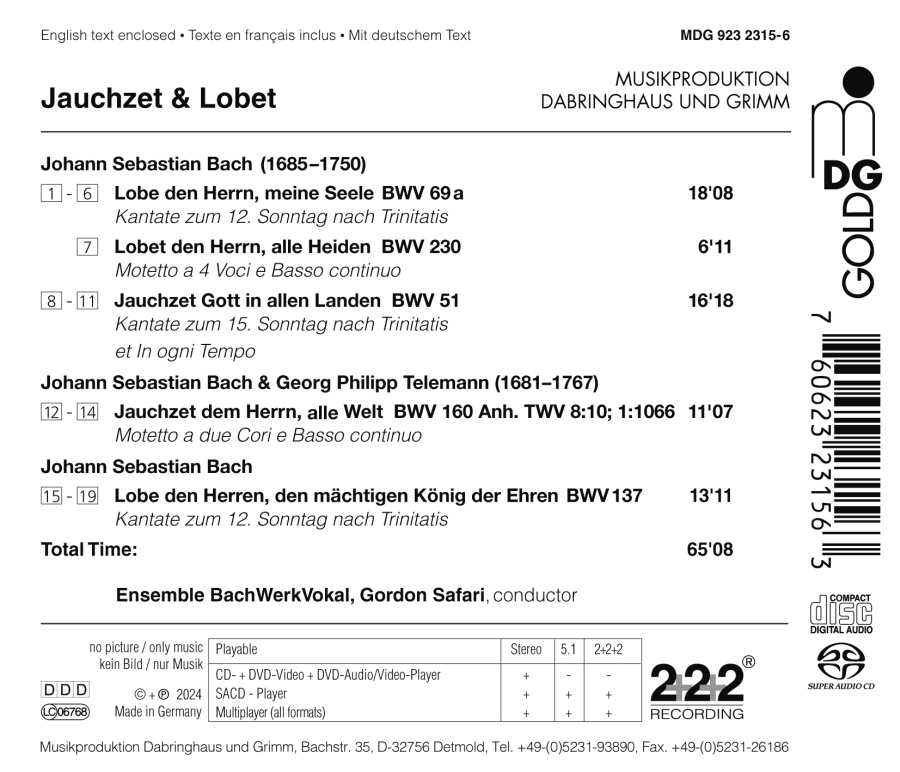 Bach: Jauchzet & Lobet - Cantatas & Motets - slide-1