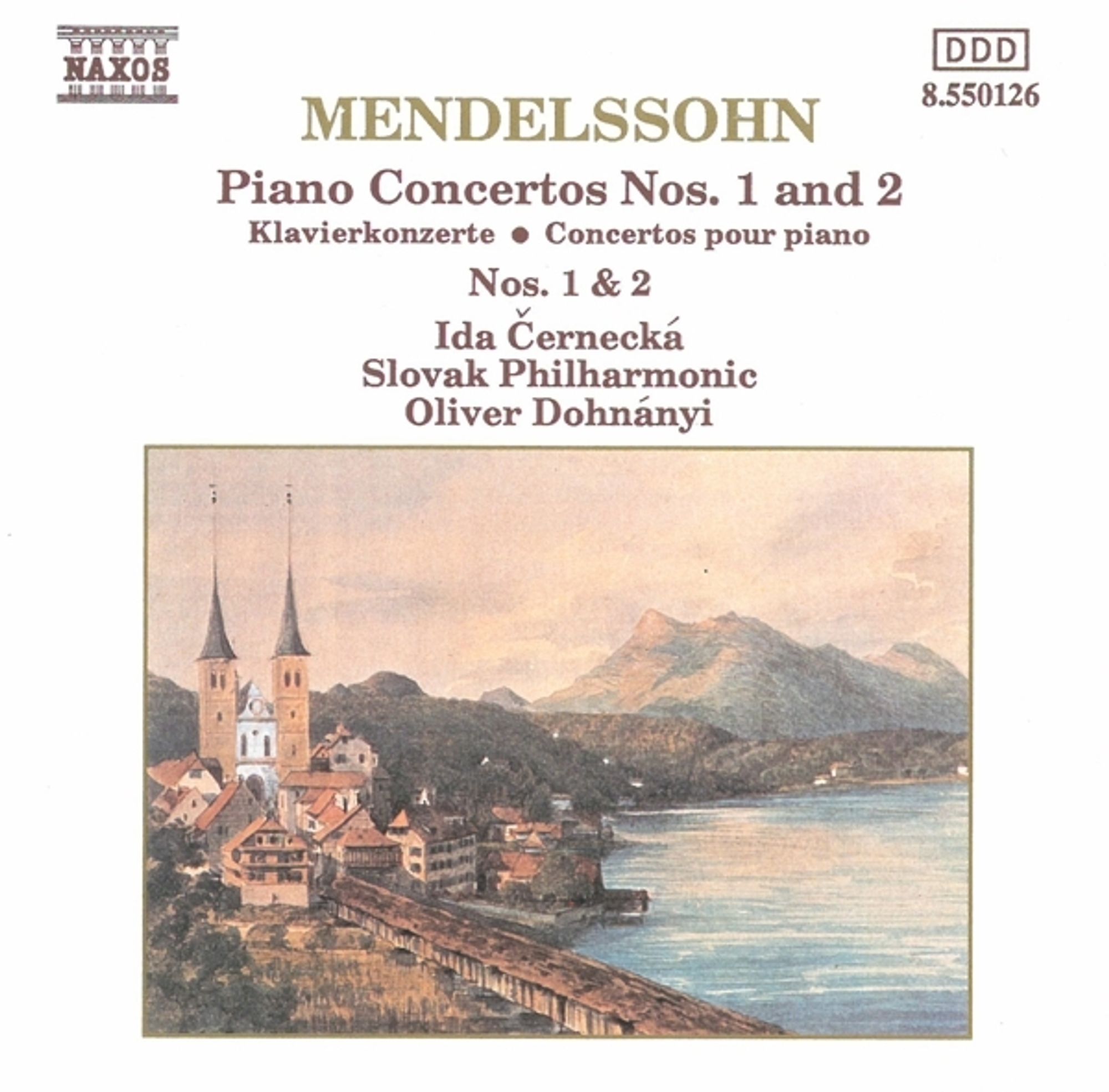 MENDELSSOHN: Piano concertos 1 & 2