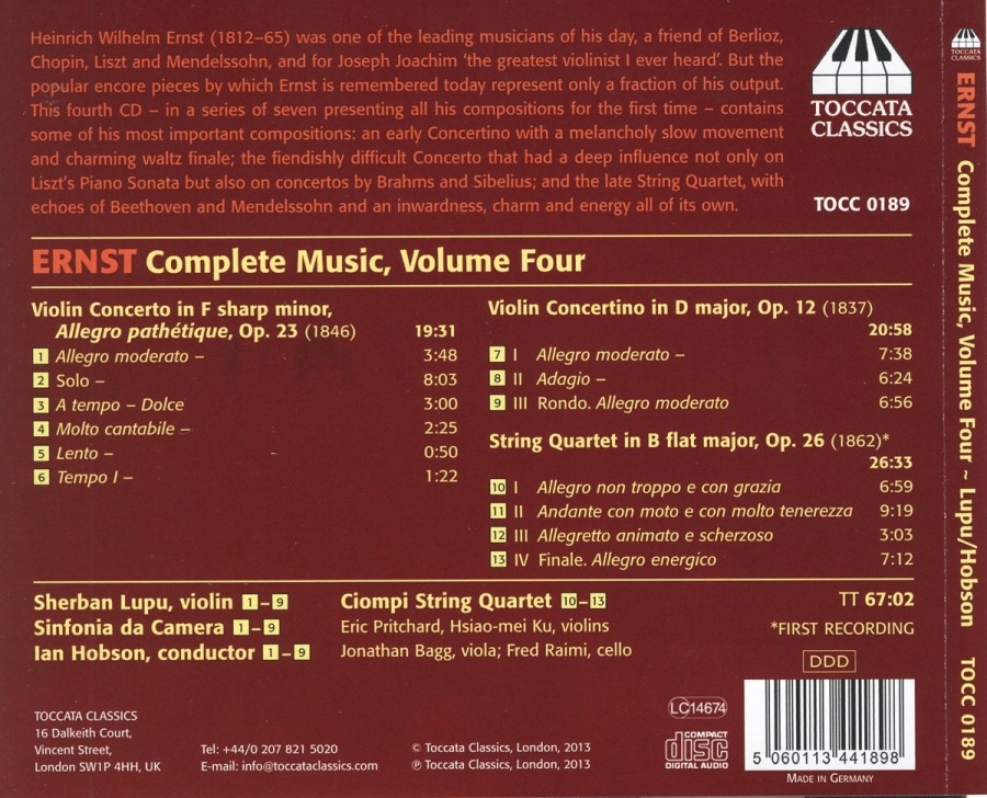 Ernst: Complete Music Vol. 4 - slide-1