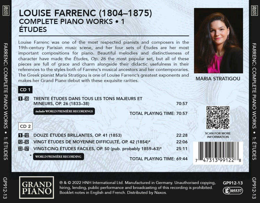 Farrenc: Piano Works Vol. 1 - slide-1