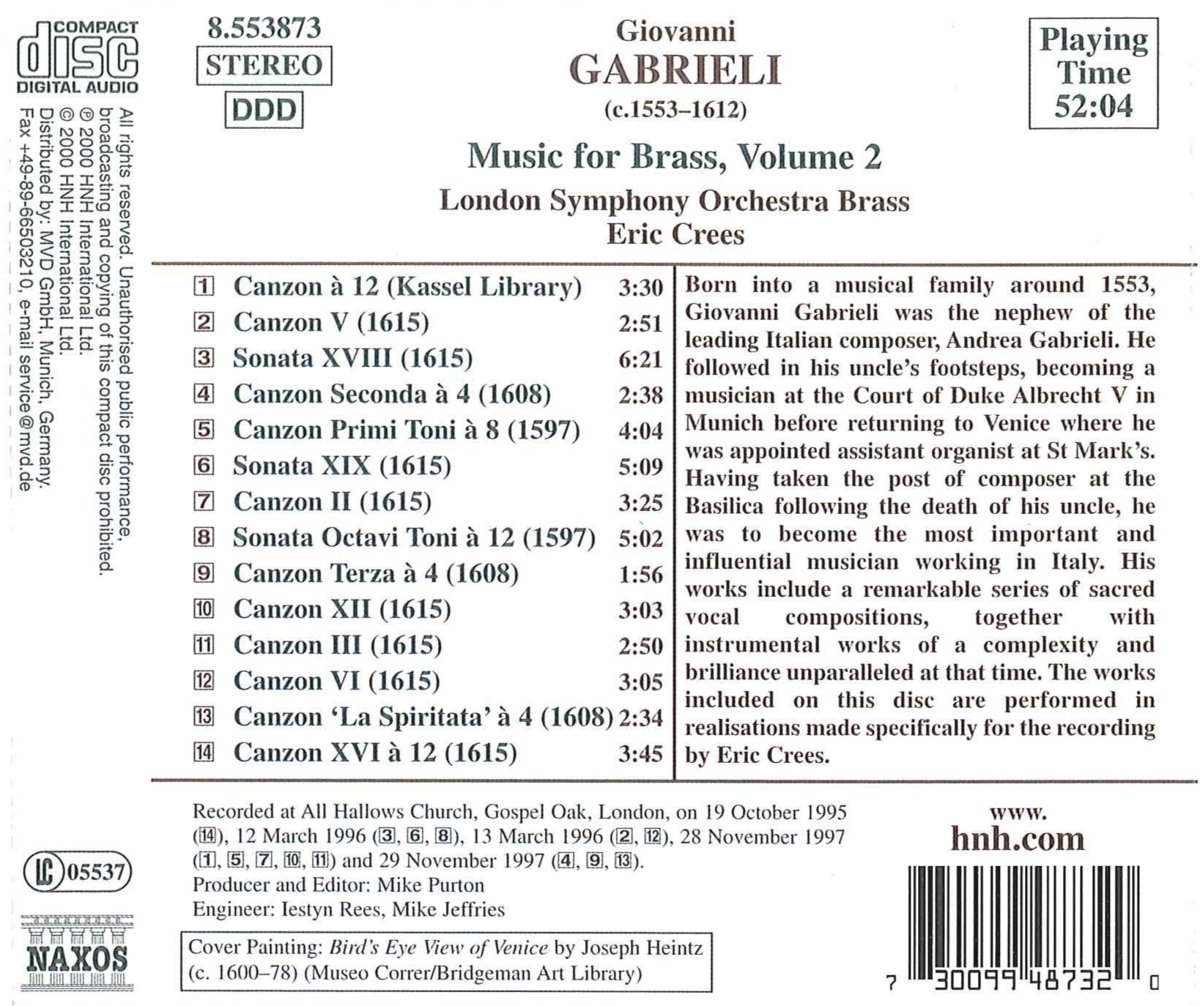 GABRIELLI: Music for Brass vol. 2 - slide-1