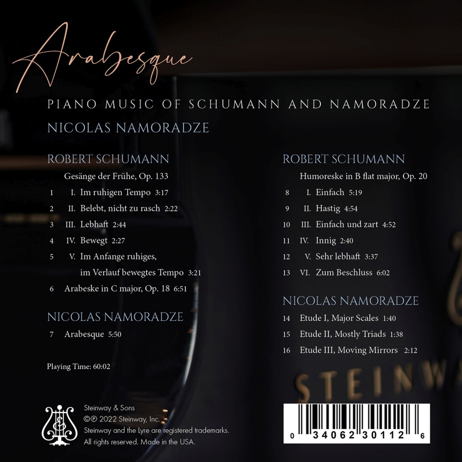 Arabesque - Piano Music of Schumann and Namoradze - slide-1