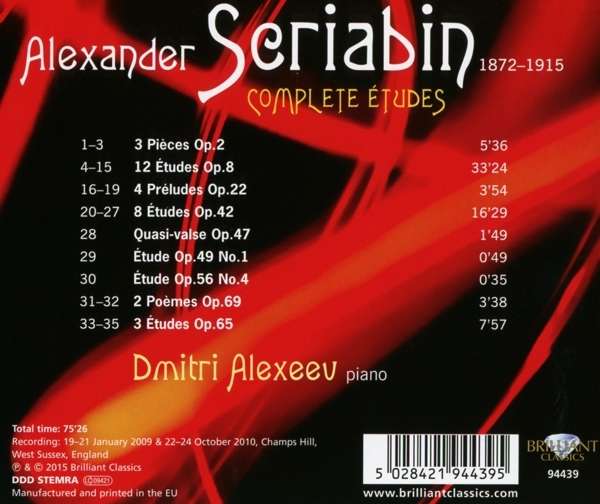 Scriabin: Complete Études - slide-1