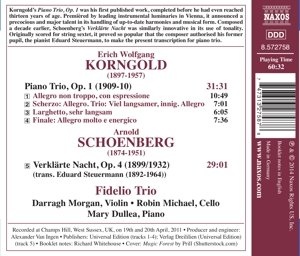 Korngold & Schoenberg: Piano Trios - slide-1