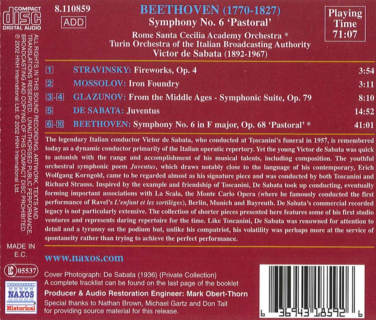 De Sabata Conducts Beethoven's Symphony No. 6 - slide-1