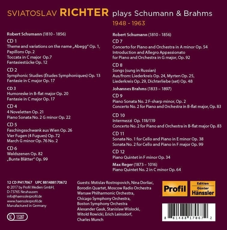 Richter plays Schumann & Brahms - slide-1