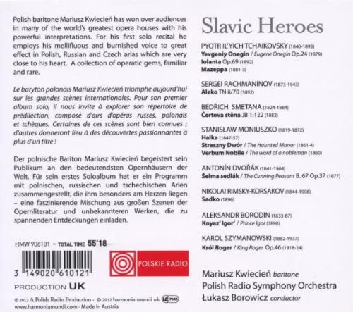 Mariusz Kwiecień - Slavic Heroes, arie kompozytorów słowiańskich: Czajkowski, Rachmaninow, Smetana, Moniuszko, Dvorak, Borodin, Szymanowski - slide-1
