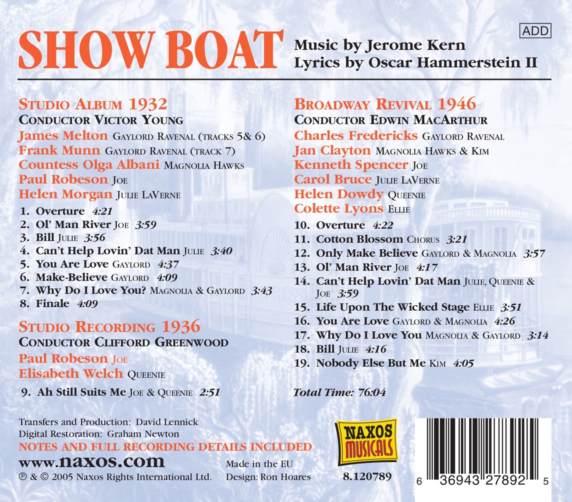 MUSICALS - SHOW BOAT - slide-1