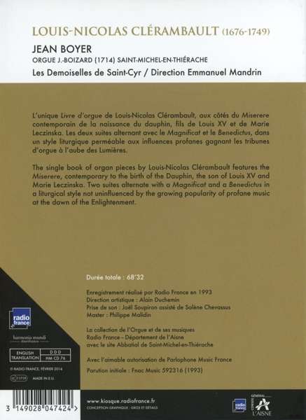 Clerambault: Livre d'orgue - slide-1