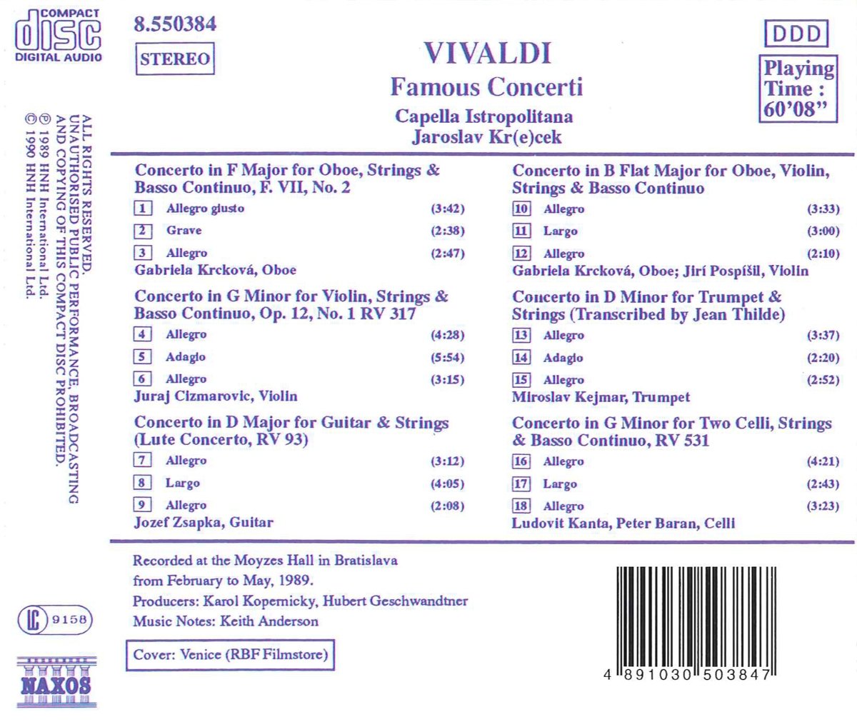 Vivaldi: Famous Concerti - slide-1