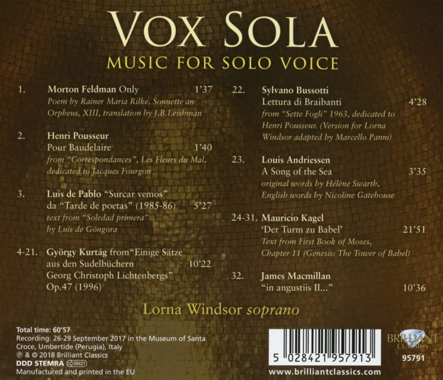 Vox Sola: Music for Solo Voice - slide-1