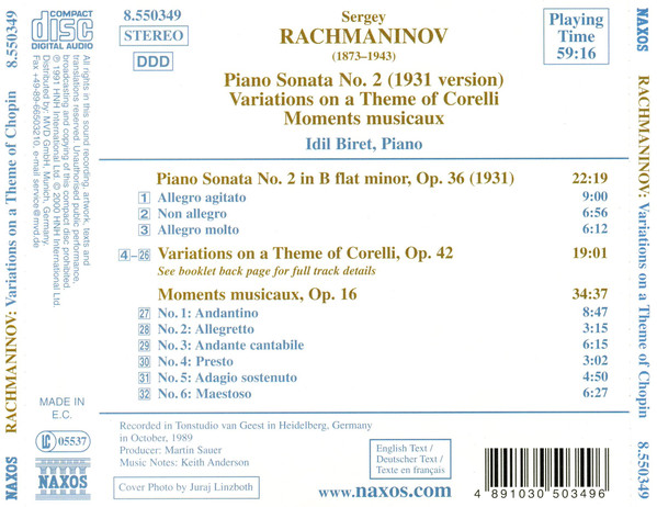 Rachmaninov: Piano sonata no 2 - slide-1