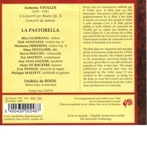 Vivaldi: Concerti per flauto op. 10 - slide-1