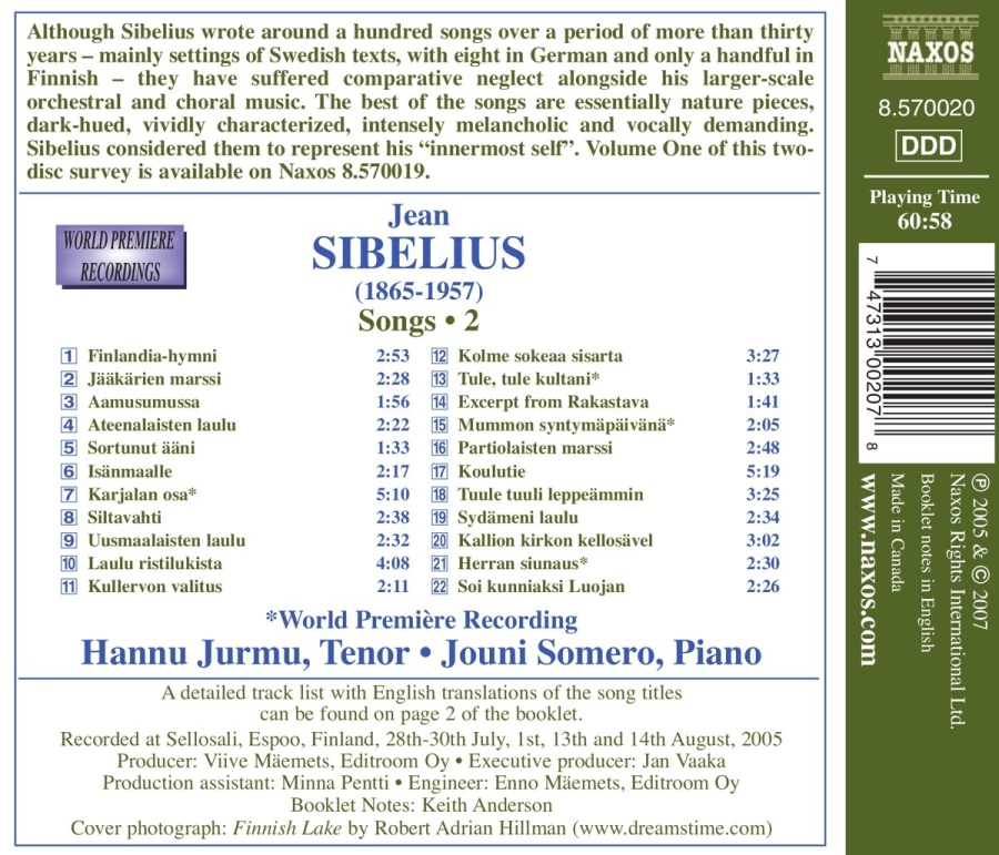 Sibelius: Songs Vol. 2 - slide-1