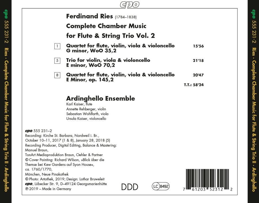 Ries: Flute Quartets Vol. 2 - slide-1