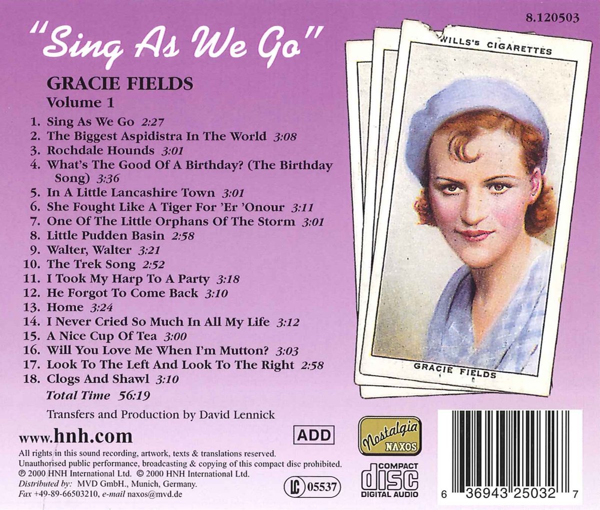 GRACIE FIELDS vol. 1 : Sing as We Go - slide-1