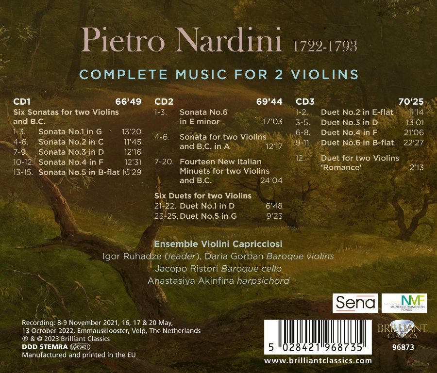 Nardini: Complete Music for 2 Violins - slide-1