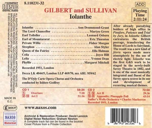 GILBERT & SULLIVAN: Iolanthe ( 1951 ) - slide-1