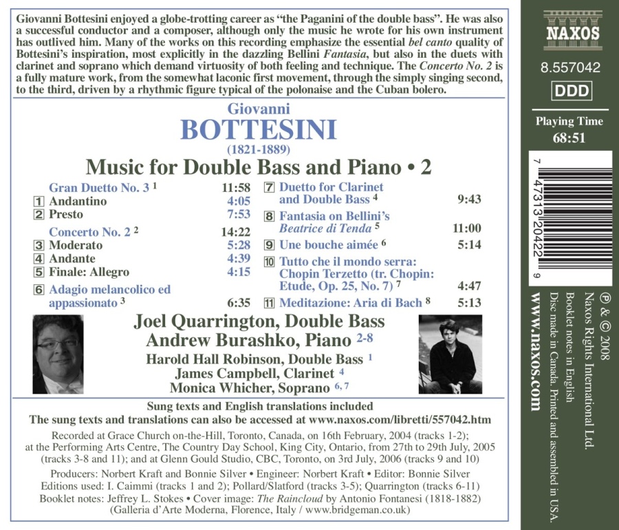 Bottesini: Music for Double bass - slide-1