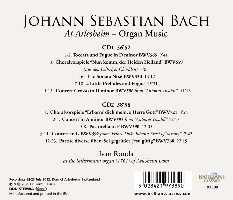 J.S. Bach: At Arlesheim - slide-1