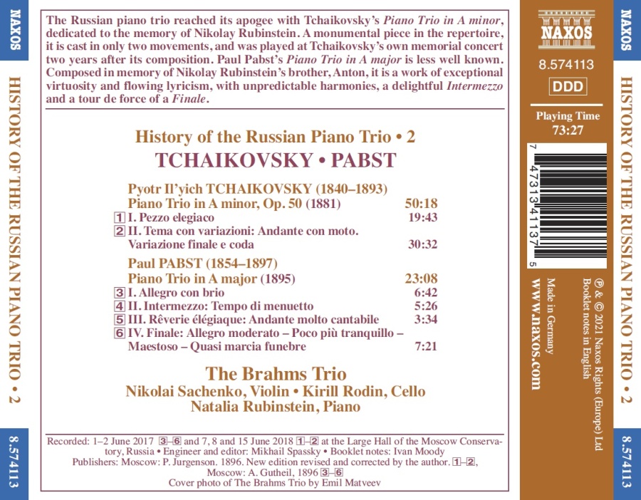 History of the Russian Piano Trio Vol. 2 - slide-1