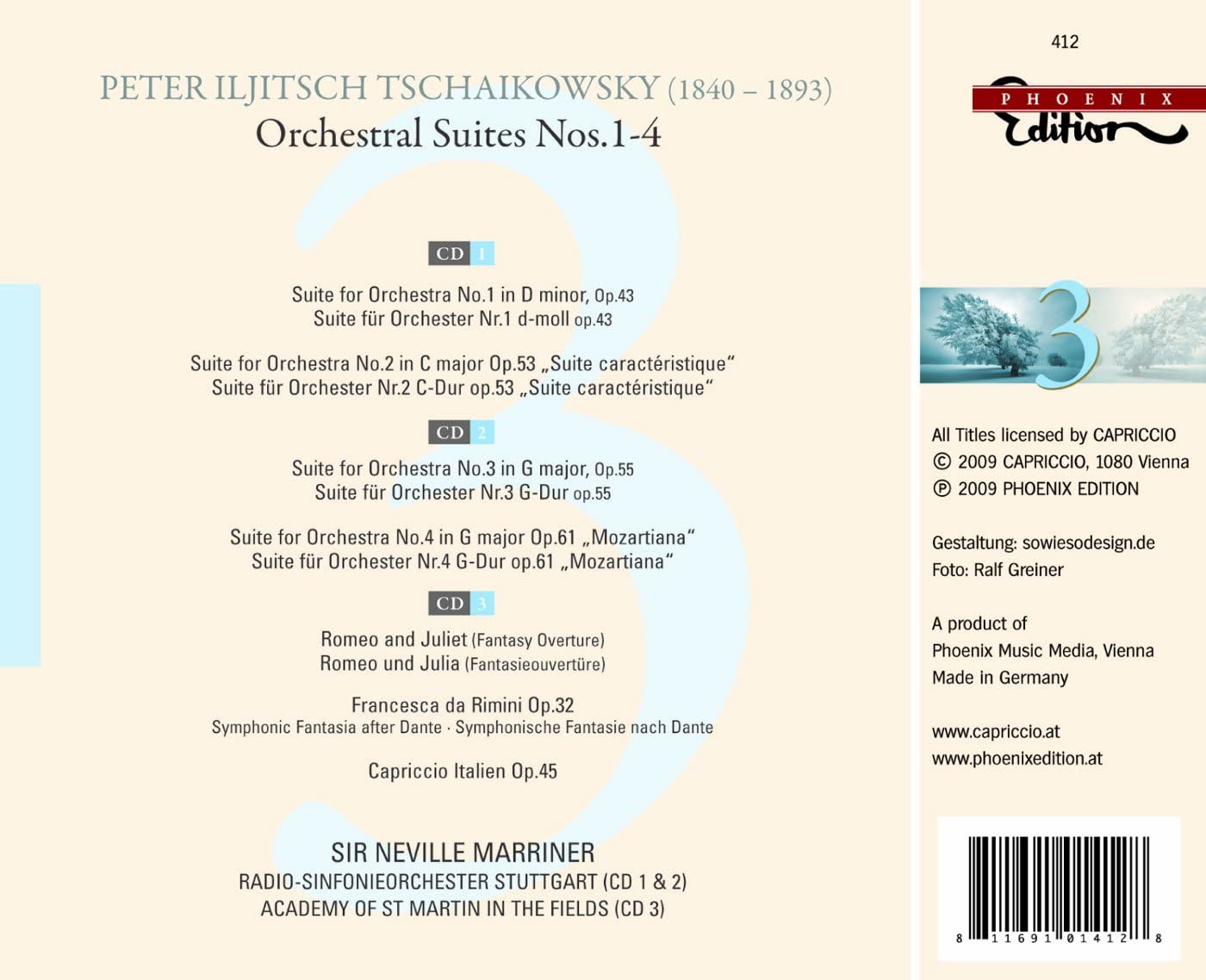 Tchaikovsky: Orchestral Suites 1-4, Romeo & Juliet Fantasy Overture - slide-1
