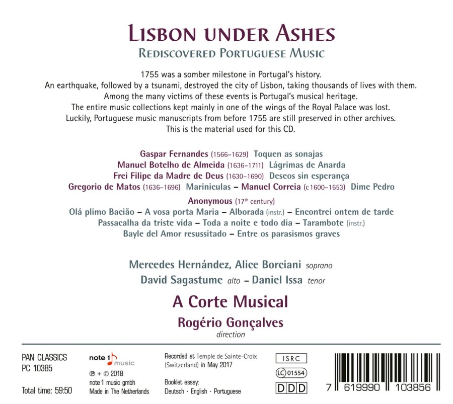 Lisbon under Ashes, Rediscovered Portuguese Music - slide-1
