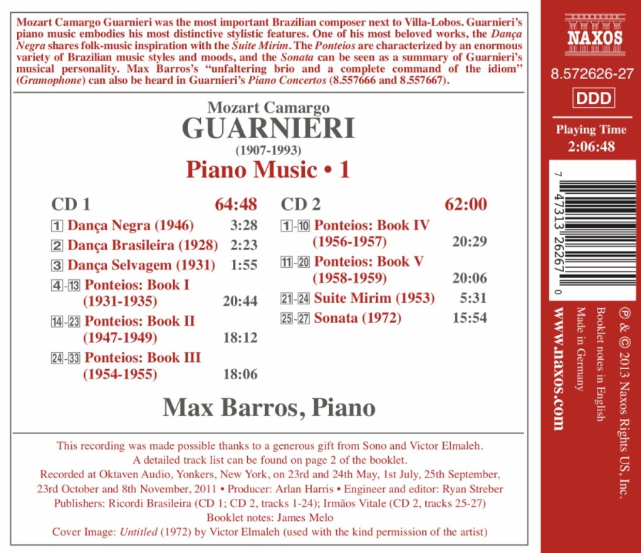 Mozart Camargo Guarnieri: Piano Music Vol. 1 - slide-1